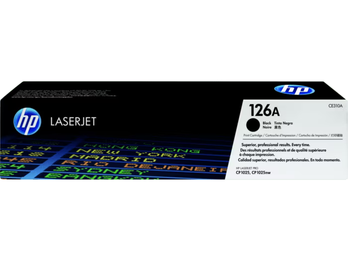 HP 126A Original LaserJet Toner Cartridge, CE310A
