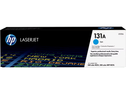 HP 131A Original LaserJet Toner Cartridge, CF210A