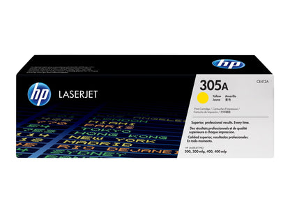 HP 305A Original LaserJet Toner Cartridge, CE410A