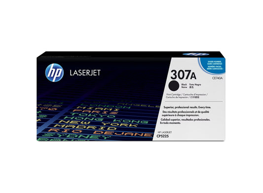 HP 307A Original LaserJet Toner Cartridge, CE740A