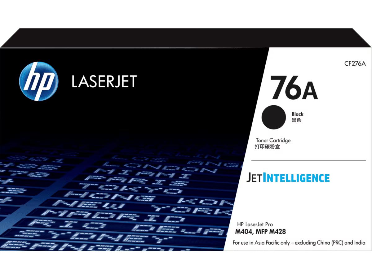 HP 76A Black Original LaserJet Toner Cartridge