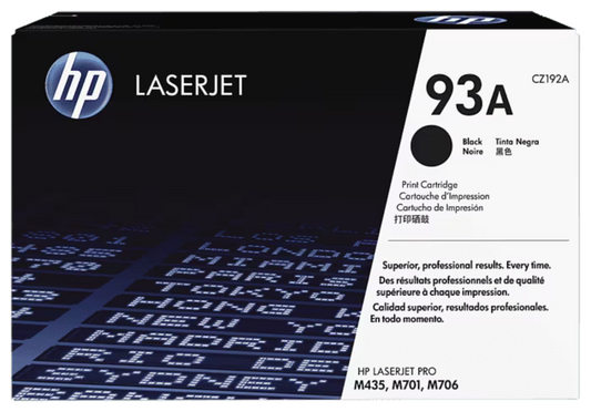 HP 93A Black Original LaserJet Toner Cartridge