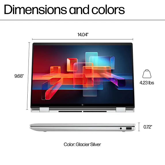 HP Envy Laptop 16-h1023dx (7Z0P3UA) - Core i9, 13thGen (13900), 16GB RAM DDR5, 1TB SSD, RTX4060 8GB, 16" WQXGA Display
